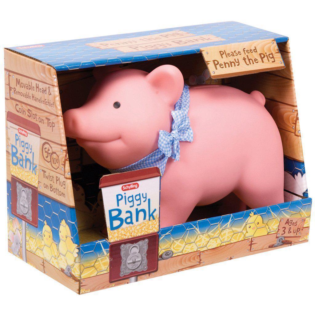 Pink Rubber Savings Piggy Bank for Kids Aged 3 and Above