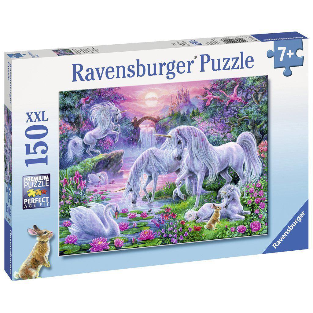 Magical Unicorns in the Stunning Sunset Glow Ravensburger Puzzle