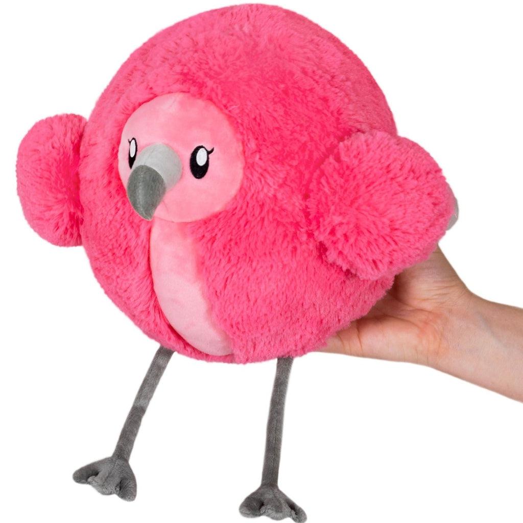 Adorable Mini Fluffy Pink Flamingo Decoration