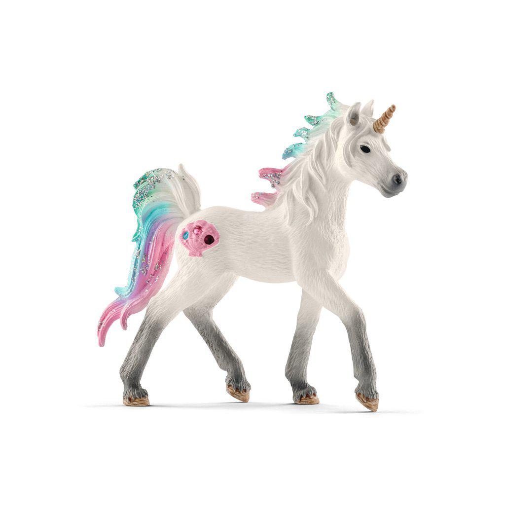 Magical Sea Unicorn Foal with Stunning Shell Patterns