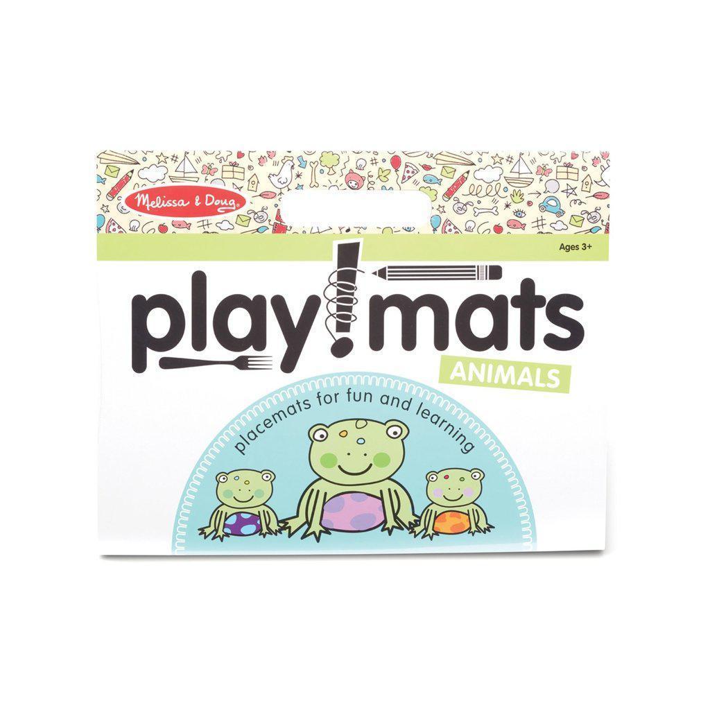 Melissa & Doug Animal-Themed Playmats Coloring and Activity Pad for Ages 3+