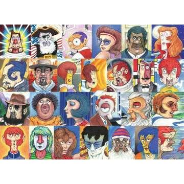 500-piece Ravensburger Jigsaw Puzzle of Typefaces