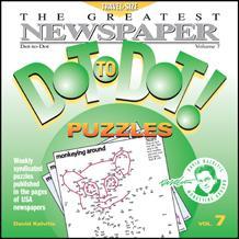 Monkeying Around The Greatest Dot-to-Dot Mini Travel Newspaper Book: Vol #7